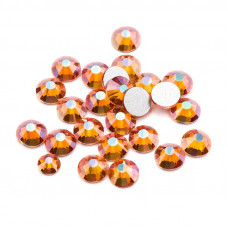 2058 Стразы Shiny Amber SS16, 100 штук
